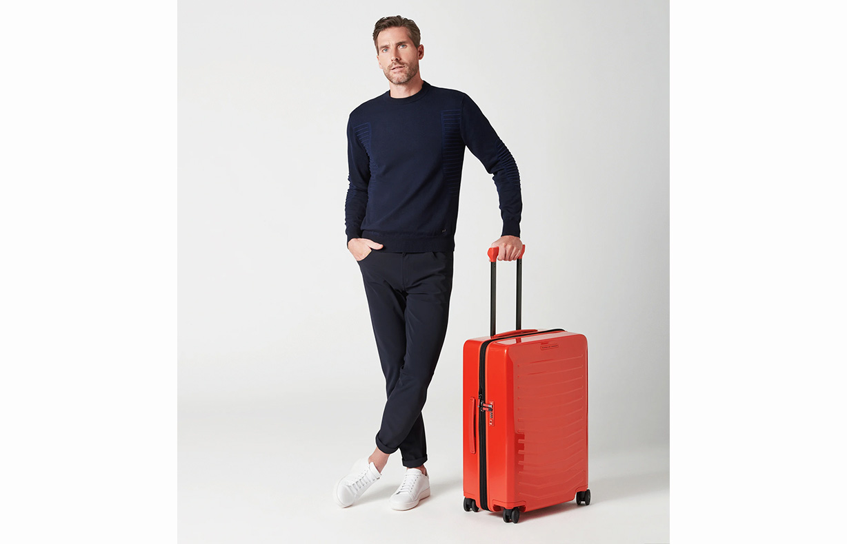 PORSCHE DESIGN Roadster Hardcase Trolley M Lava : Suncoast Porsche